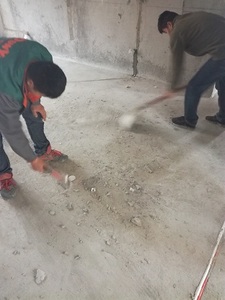 地暖施工前地面清理